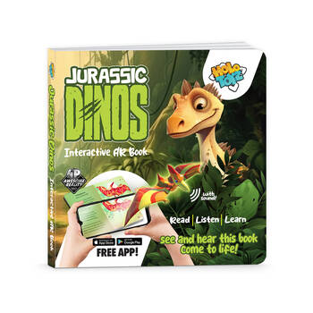 HoloToyz Kids Fun Educational AR Book Jurassic Dinos 3y+