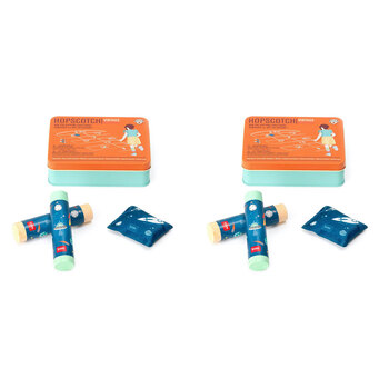 2PK Legami Hopscotch Assorted Colour Chalk w/ Metal Box Set