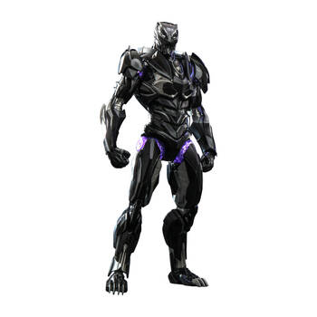 Avengers: Mech Strike Black Panther Diecast 1:6 Scale Figure Toy