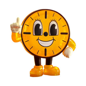 Loki TV Miss Minute Cosbaby 8.5cm Action Figure Statue Orange