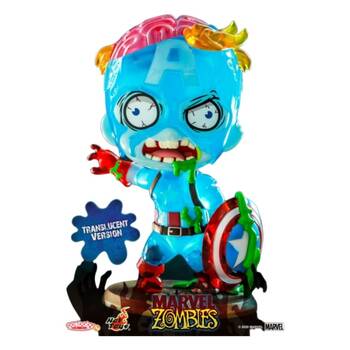 Marvel Zombies Comics Captain America Translucent Cosbaby Toy