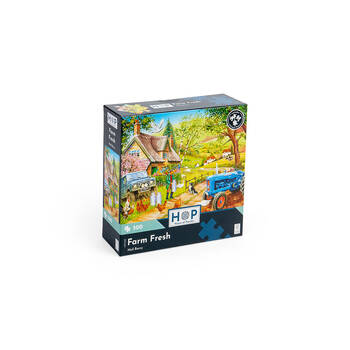 500pc House of Puzzles Board Farm Fresh Kids Jigsaw Puzzles Toys 48x34cm 3y+