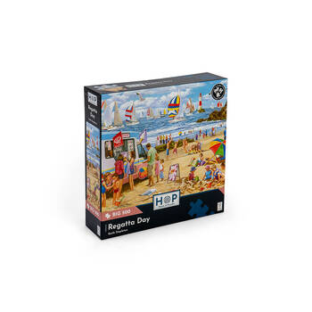 500pc House of Puzzles Board Regatta Day Kids Jigsaw Puzzles Toys 69x48cm 3y+
