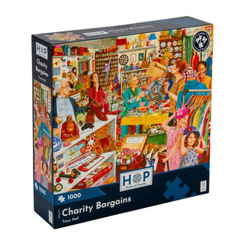1000pc House Of Puzzles Charity Bargains 48x69cm Jigsaw Puzzle 3y+