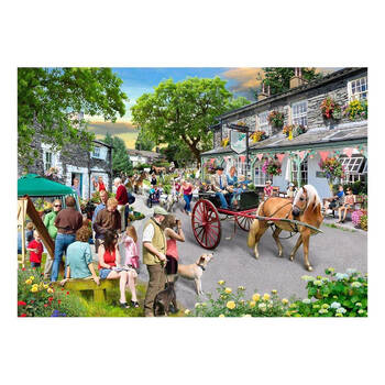 500pc House Of Puzzles Pony Parade Big 48x69cm Jigsaw Puzzle 3y+