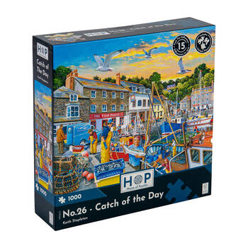 1000pc House Of Puzzles Catch Of The Day Find The Difference 69cm Jigsaw 3+