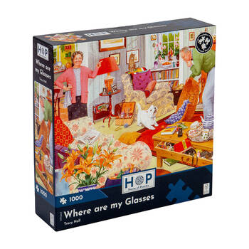 1000pc House Of Puzzles Where Are My Glasses 48x69cm Jigsaw Puzzle 3y+