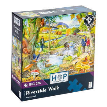 250pc House Of Puzzles Riverside Walk Big 34x48cm Jigsaw Puzzle 3y+