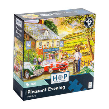 500pc House Of Puzzles Pleasant Evening 34x48cm Jigsaw Puzzle 3y+