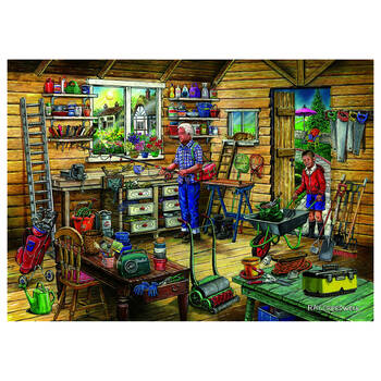 500pc House Of Puzzles Freds Shed 34x48cm Jigsaw Puzzle 3y+