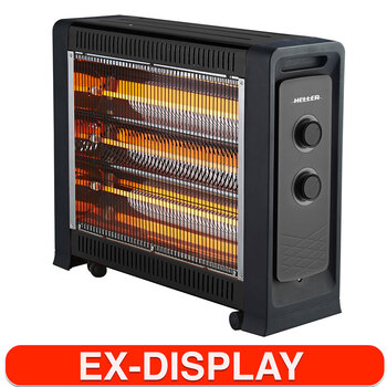 Heller 2400W Quartz Radiant Heater - Fan Assisted