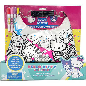 Hello Kitty & Friends Colour N' Style Create Your Own Purse Kids 6y+