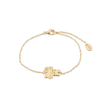 Couture Kingdom Sanrio Precious Metal Hello Kitty Bracelet 210mm Large - Gold