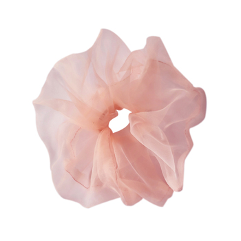 Culturesse Matilda 16cm Cloud Satin Scrunchie - Peach