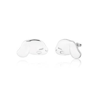 Couture Kingdom Sanrio Precious Metal Cinnamoroll Stud Earrings - Silver