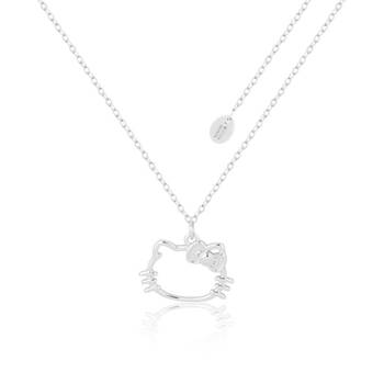 Couture Kingdom Sanrio Precious Metal Hello Kitty Necklace 45cm - Silver