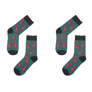2PK Sole Mates Unisex Casual Dress Novelty Sturt Pea Socks Pair One Size