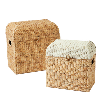 2pc Jiggle & Giggle 47cm Trunk Storage Basket - Natural