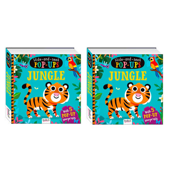 2PK Bookoli Hide & Seek Pop-Up: Jungle Childrens Book 1+