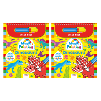 2PK Bookoli Magic Painting Dinosaur World 2023 Edition Kids Art Craft