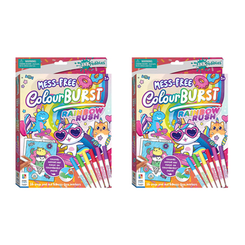 2PK Inkredibles Colour Burst Adorable Axolotls Kids Art Craft 3y+