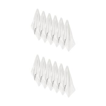 12x Ardor St Regis Collection 40x70cm Hand Towel 600GSM Soft Cotton White