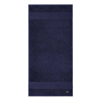 Lacoste LLECROCO Soft Organic Cotton Guest Towel Marine 40x60cm