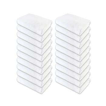 20PK Jason Commercial J-Dry Supreme Hand Towel 40x65cm - White