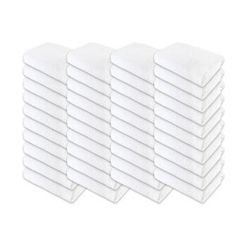 40PK Jason Commercial J-Dry Supreme Hand Towel 40x65cm - White