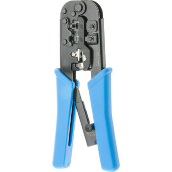 7.5" 191MM RJ45 CRIMPING TOOL WITH RATCHET STRIPPING CUTTING