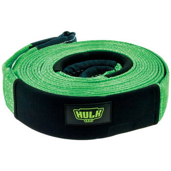 Hulk Heavy Duty Snatch Recovery Strap 11T 11000kg 75mm x 9m Green