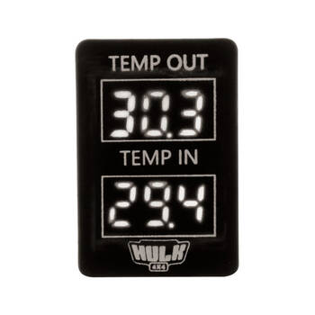Hulk Toyota Late Dual Vehicle Temperature Display 12v White Illumination