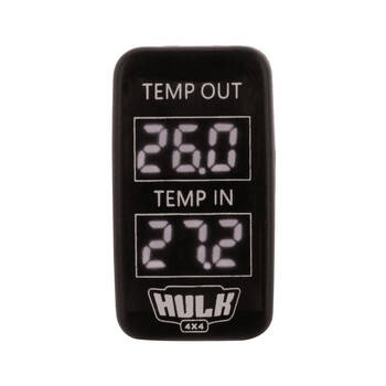 Hulk Toyota Early Dual Vehicle Temperature Meter 12v White Illumination