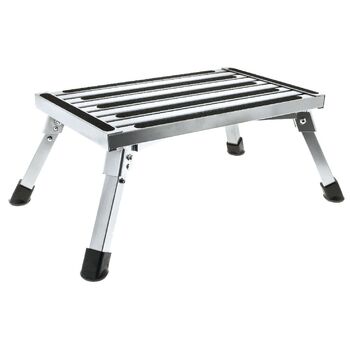Hulk 4x4 Portable Folding Aluminium Non-Slip Step 23cm  