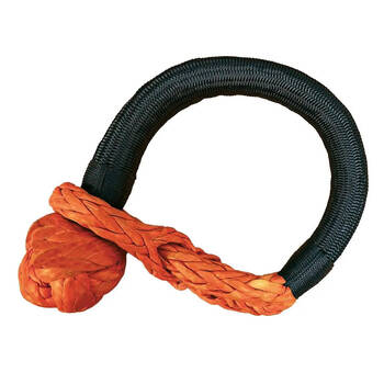 Hulk 14T Compact Off-Road Vehicle Recovery Soft Shackle Orange/Black