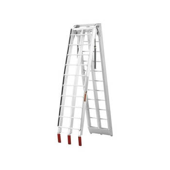 2pc Hulk ATV/UTV Aluminum Heavy-Duty Vehicle Loading Ramps Silver