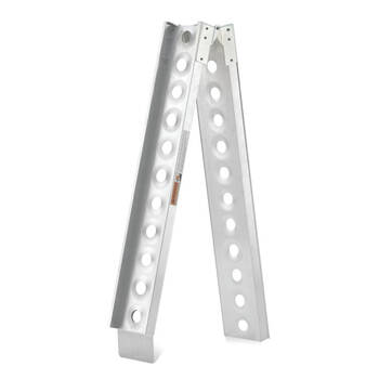 Hulk Motorcycle Aluminium Foldable Loading Ramp 215cm Silver