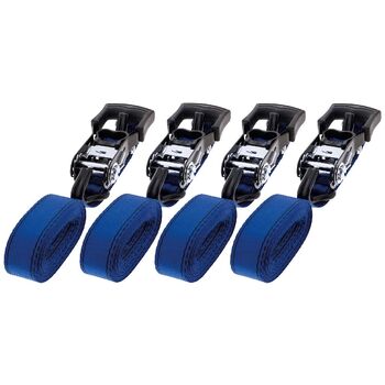 4pc Hulk 4x4 Ratchet Down Straps 4.65m