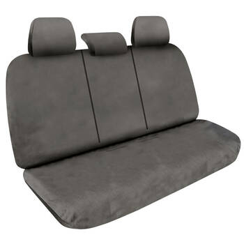 Hulk Ford Ranger PX & Mazda BT50 UP Rear Vehicle Seat Covers Grey