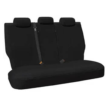 Hulk Nissan Navara NP300 06/15 Front Canvas Vehicle Seat Covers Black