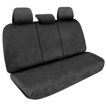 Hulk Nissan Navara D23/NP300 Waterproof Rear Vehicle Seat Covers Grey