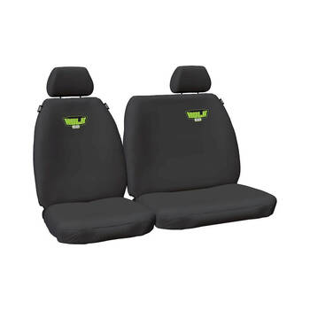Hulk Toyota LandCruiser 70 Series Troop Carrier VDJ78R Front Seat Covers Black