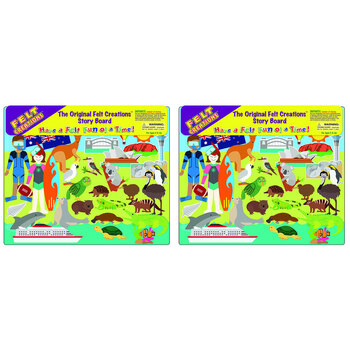 2x Felt Creations Explore Australia & New Zealand Kids Fabric Art Kit 3y+