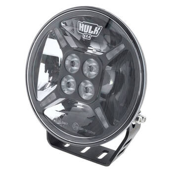Hulk Pro Round LED Driving Light w/ Front Position Lamp 7inch Black Fascia