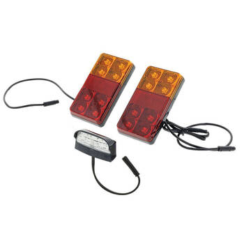 Hulk Trailer Stop/Tail /Indicator Lamp Kit 7-Pin Plug & 5M Lead 12V