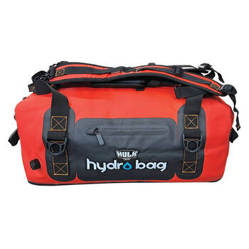Hulk Hydro Bag Waterproof Duffel with Shoulder Straps 60L Red