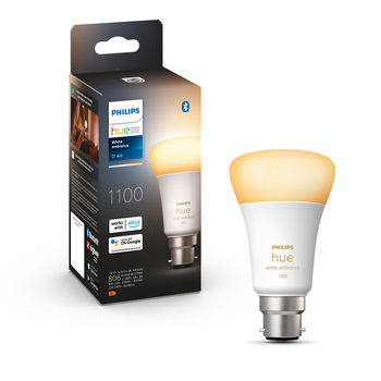 Philips Hue White Ambiance Light Bulb/Globe 11W A60 B22