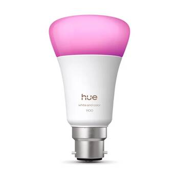 Philips Hue White/Colour Ambience A60 B22 V2 Adjustable Smart Lightbulb 11W