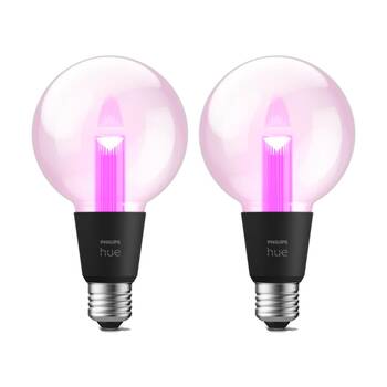 2PK Philips Hue White/Colour Ambience Lightguide G95 Smart LED Lightbulb E27