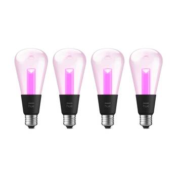4PK Philips Hue White/Colour Ambience Lightguide ST72 Smart LED Lightbulb E27